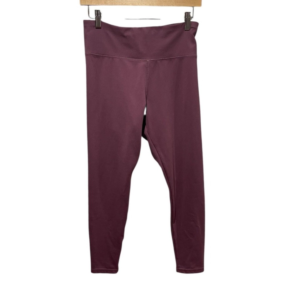 Jockey Leggings Womens Medium Purple High Rise Ankle Length Activewear Yoga